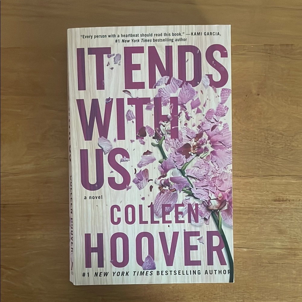 'It Ends With Us' Book - Purple Cover